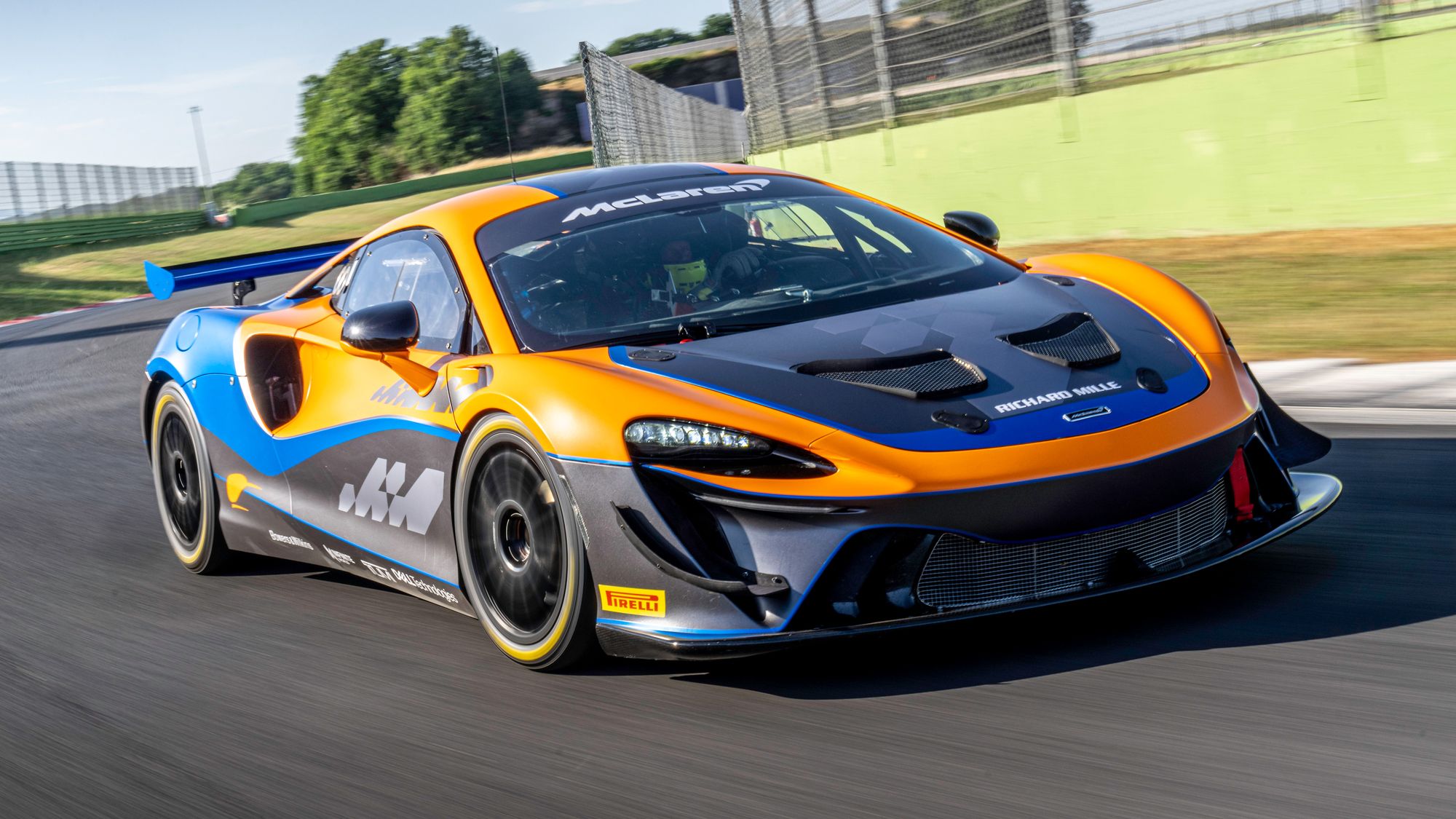 McLaren Artura GT4 on track